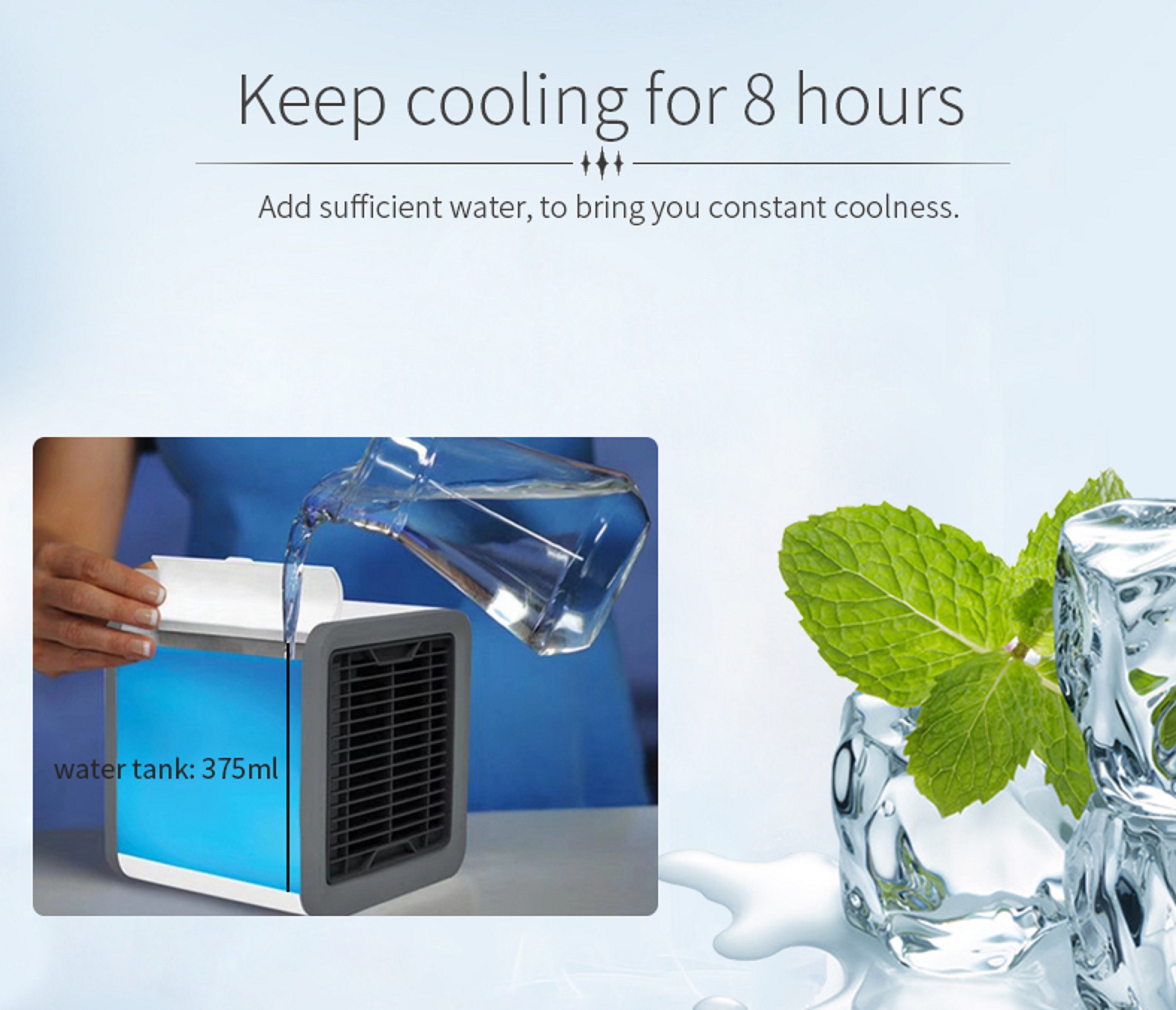 Dagaanbieding - Draagbare Mini Airconditioner Ventilator dagelijkse aanbiedingen